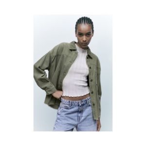 ZARA | Corduroy Shacket